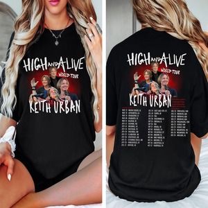 Keith Urban Black Shirt 2 Sided